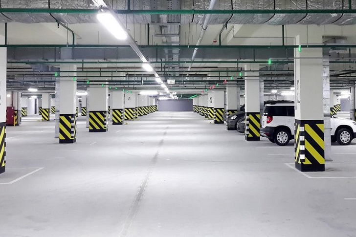 Уборка подземного паркинга бизнес-центра Алматы